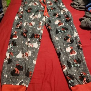 Christmas fleece pajama pants